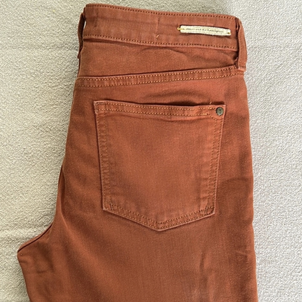 Pilcro  stet rust colored jeans
